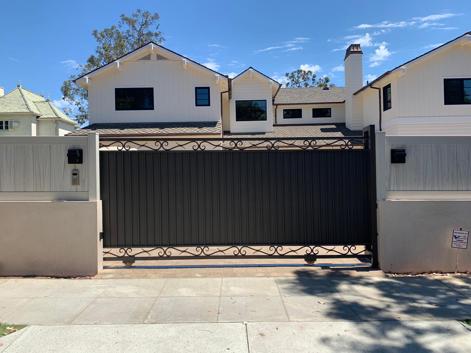 Security Iron Gates & Fances Los Angeles MANDA Gates and Fences